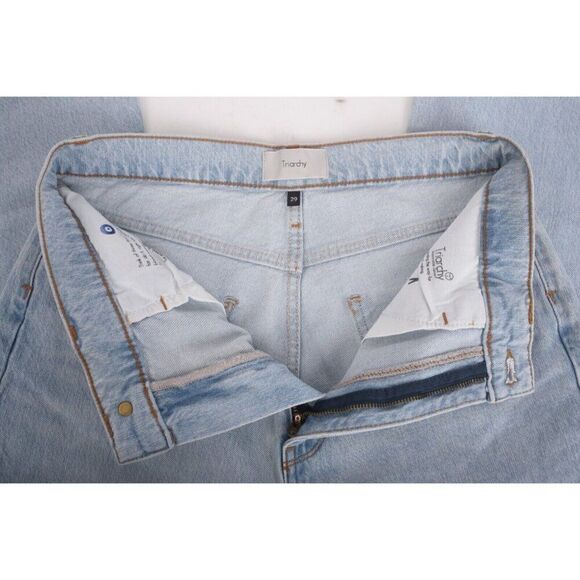 Triarchy Womens Distressed Ms. Triarchy Jeans Light Indigo Sz US 8 EU 29 New - Picture 6 of 8